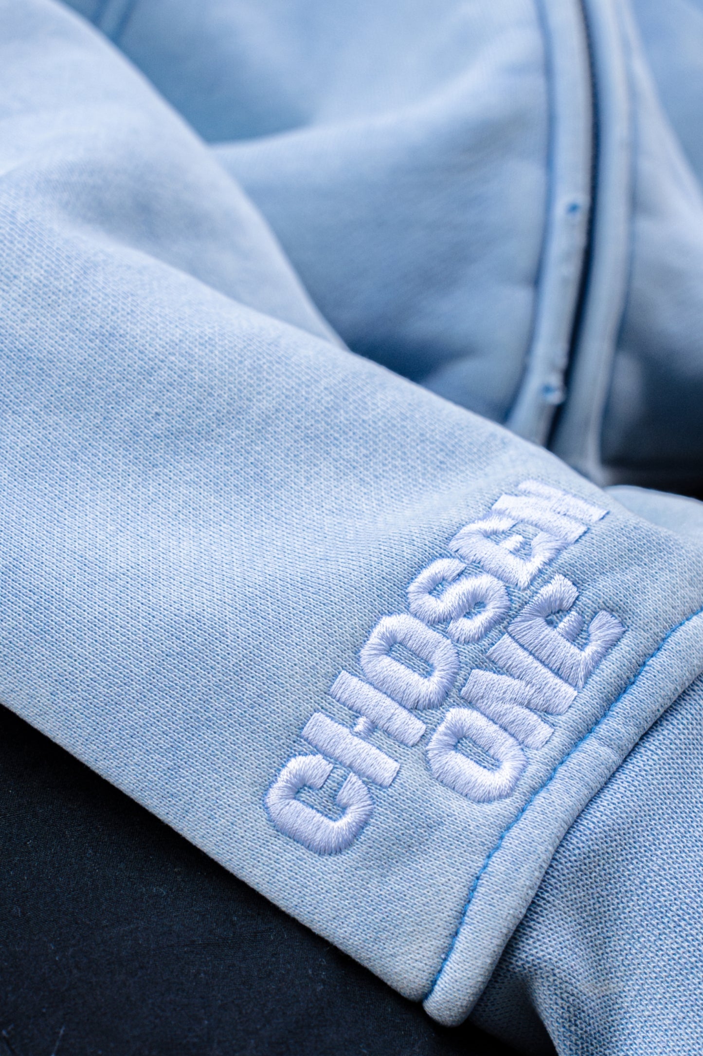 101 ocean blue hoodie