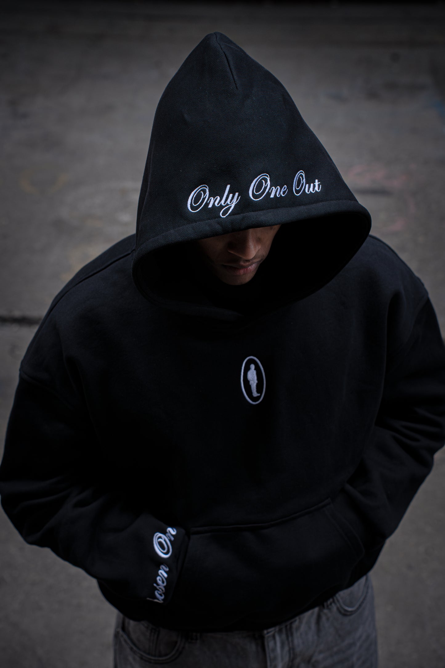 101 Black hoodie