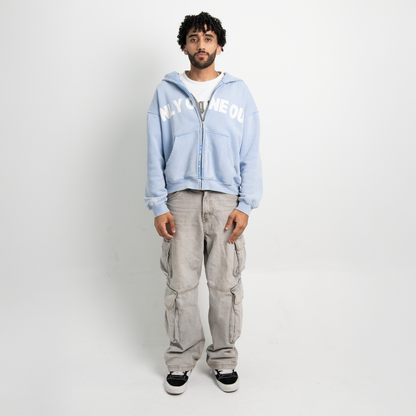 101 ocean blue hoodie