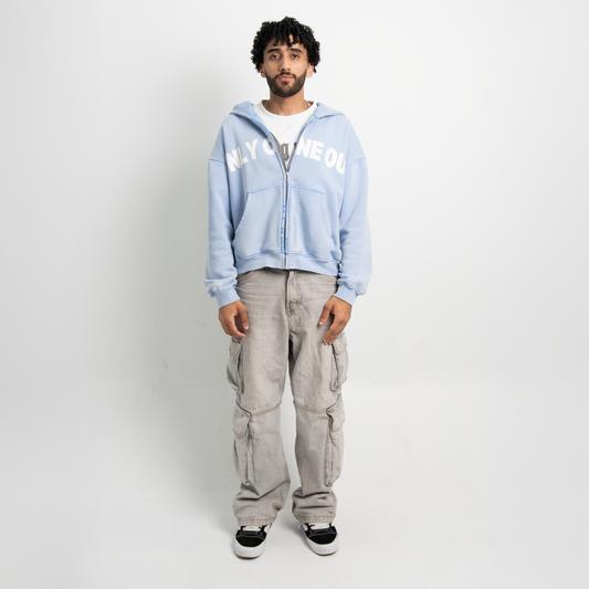 101 ocean blue hoodie