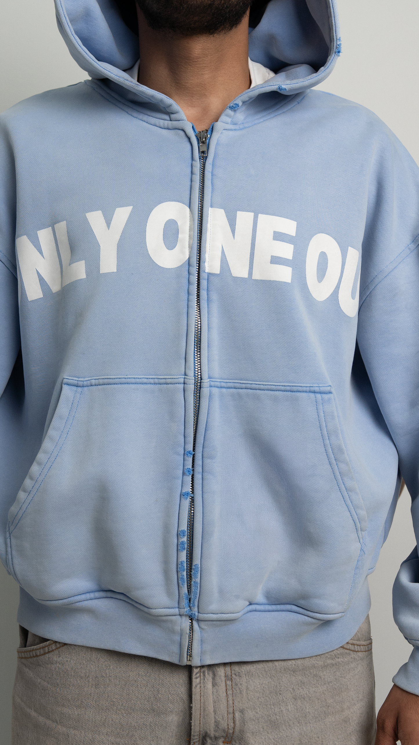 101 ocean blue hoodie