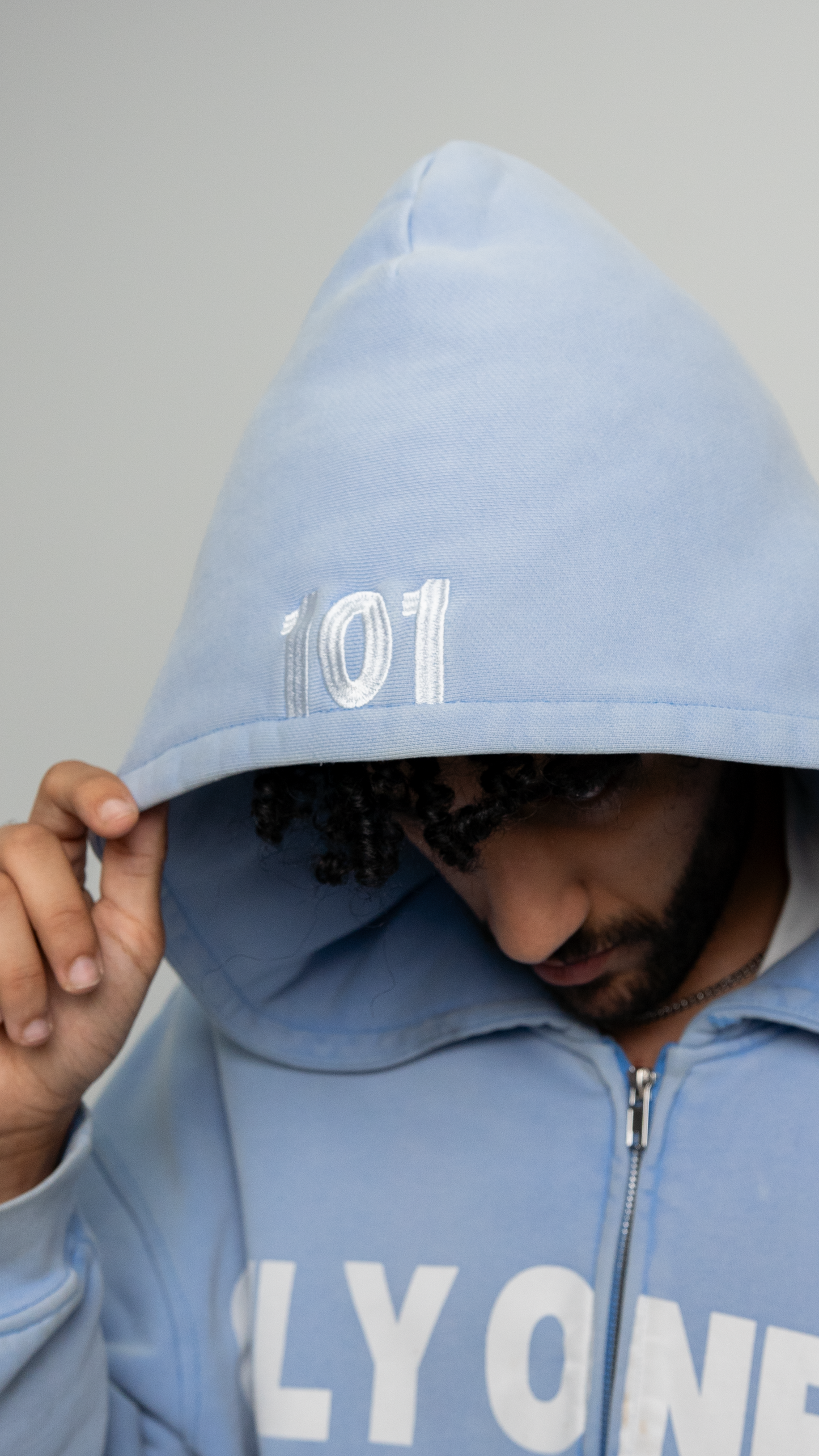 101 ocean blue hoodie